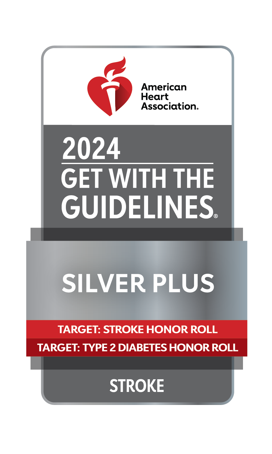 2024 Get with the Guidelines Silver Plus in Stroke 2024 Get with the Guidelines Silver Plus in Stroke