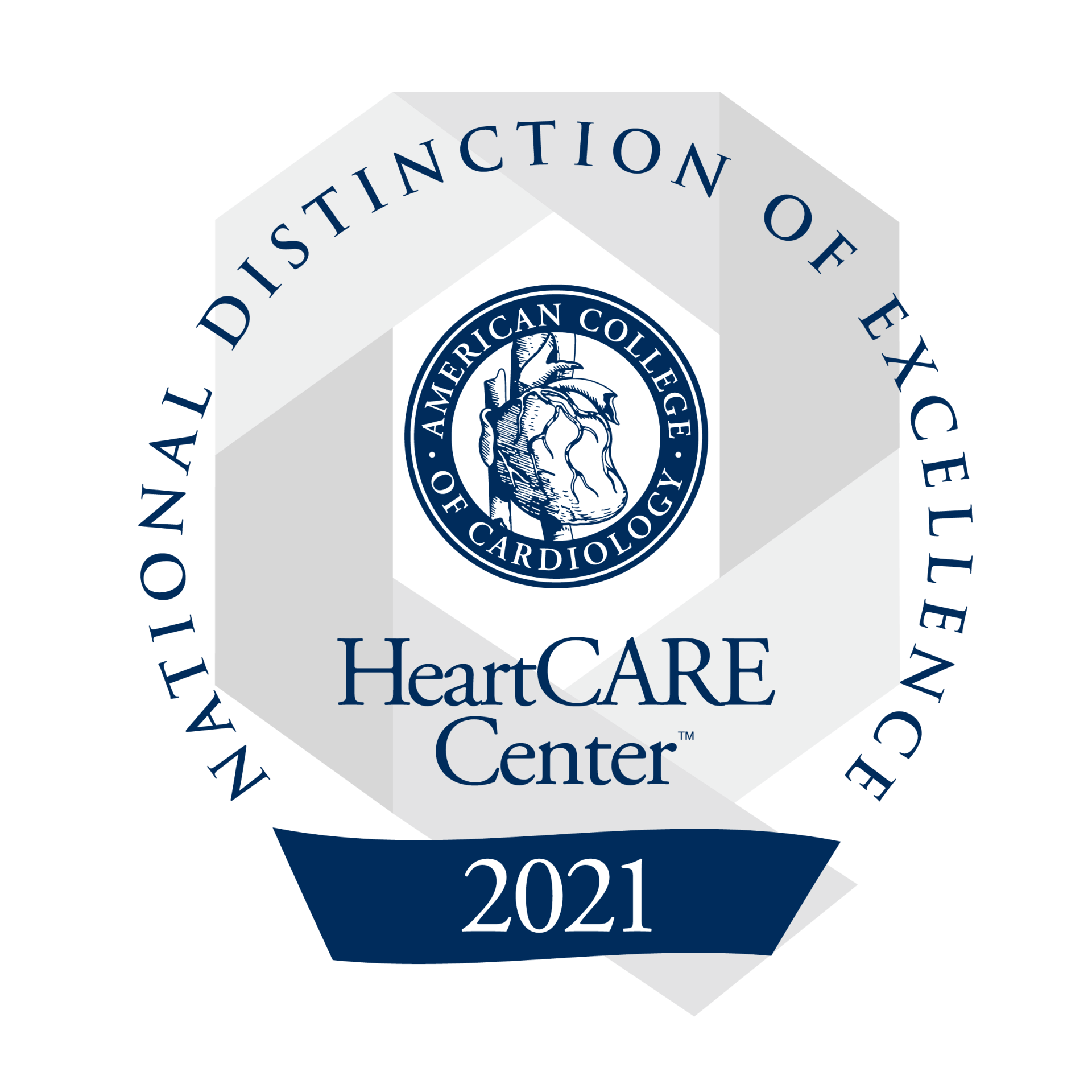 2021 National Distinction of Excellence HeartCare Center 2021 National Distinction of Excellence HeartCare Center